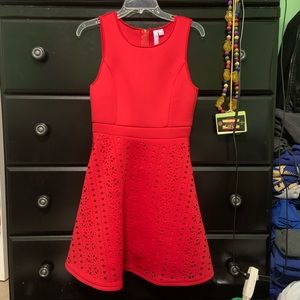 Red Fit & Flare Dress